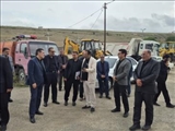بازدید فرماندار اردبیل و مسئولان استانی وشهرستان  از پروژه‌های عمرانی بخش ثمرین