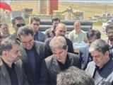 بازدید استاندار وفرماندار اردبیل از پروژه‌های آبرسانی شهرستان  اردببل