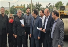 حضور علی نیکزاد، نایب‌رئیس مجلس شورای اسلامی ،فرزاد قلندری فرماندار اردبیل ،  در روستای کرگان